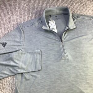 Adidas Golf 1/4‎ Zip Pullover Mens Long Sleeve Lightweight Baselayer Size L NWT